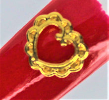 Load image into Gallery viewer, Nail Charms, Heart, Filigree