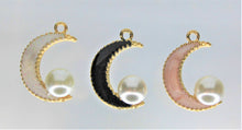 Load image into Gallery viewer, Moon, Celestial, Rhinestone