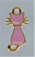 Load image into Gallery viewer, Cat, Cat Charms, Halloween, Black Cat