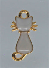 Load image into Gallery viewer, Cat, Cat Charms, Halloween, Black Cat