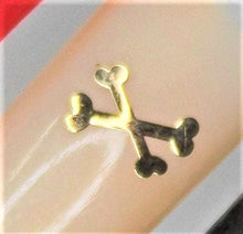 Load image into Gallery viewer, Nail Decals, Cross Bones - 10 Decals for 99 cents