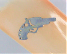 Load image into Gallery viewer, Nail Decals, Gun - 10 Decals for 99 cents