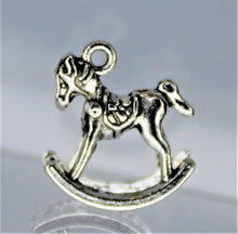 Load image into Gallery viewer, Rocking Horse Charms, Tiny Rocking Horses