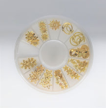 Load image into Gallery viewer, Nail Rivets Wheel, Moon, Star, Sun