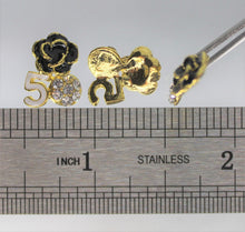 Load image into Gallery viewer, Nail Charms, Five, Rose, Rhinestone
