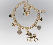 Load image into Gallery viewer, Unicorn Charm Bracelet, Unicorn Child Bracelet, Pegasus