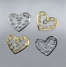 Load image into Gallery viewer, Nail Decals, Heart - 10 Decals for 99 cents