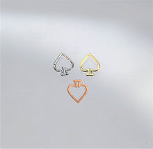 Load image into Gallery viewer, Nail Decals, Aces, Spades - 10 Decals for 99 cents