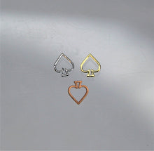 Load image into Gallery viewer, Nail Decals, Aces, Spades - 10 Decals for 99 cents