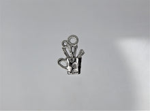 Load image into Gallery viewer, Pen Holder Charms, These silver charms represent our typical office supplies in a very cute way. Check them out