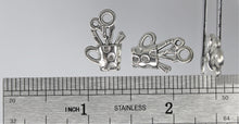 Load image into Gallery viewer, Pen Holder Charms, These silver charms represent our typical office supplies in a very cute way. Check them out