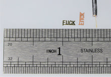 Load image into Gallery viewer, Nail Decals, Fuck - 60 Decals for $3.99