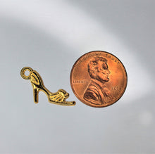 Load image into Gallery viewer, Shoe, High Heel Shoe, Tiny gold shoe charms