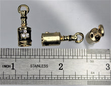 Load image into Gallery viewer, Rhinestone Charm, Bottle Charms, Wine Bottle Charm,