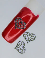 Load image into Gallery viewer, Nail Decals, Heart - 10 Decals for 99 cents