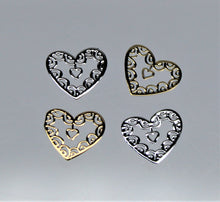 Load image into Gallery viewer, Nail Decals, Heart - 10 Decals for 99 cents