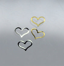 Load image into Gallery viewer, Nail Decals, Heart, Squishy - 10 Decals for 99 cents