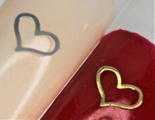 Load image into Gallery viewer, Nail Decals, Heart, Squishy - 10 Decals for 99 cents
