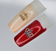 Load image into Gallery viewer, Nail Decals, Crown - 10 Decals for 99 cents