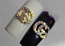 Load image into Gallery viewer, Nail Charms, Medium, AB Crystals.