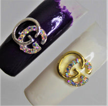 Load image into Gallery viewer, Nail Charms, Medium, AB Crystals