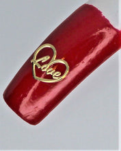 Load image into Gallery viewer, Nail Decals, Heart Love - 10 Decals for 99 cents