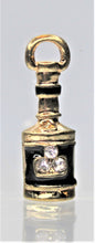 Load image into Gallery viewer, Rhinestone Charm, Bottle Charms, Wine Bottle Charm,