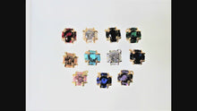 Load and play video in Gallery viewer, Rhinestone Charms, Rhinestone Cubes,
