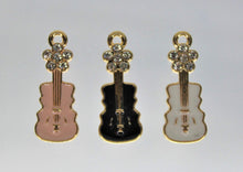 Load image into Gallery viewer, Violin, Viola, Bass, Cello, Fiddle, Rhinestone Charm
