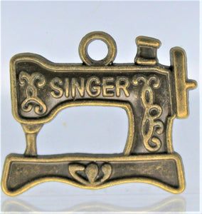 Sewing Machine, Singer, Sewing Charm, Tailor