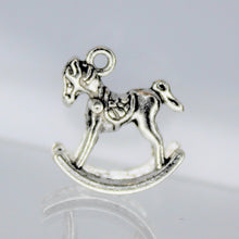 Load image into Gallery viewer, Rocking Horse Charms, Tiny Rocking Horses

