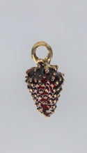 Load image into Gallery viewer, Raspberry Charm, Tiny Strawberry Charm
