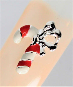 Nail Charms, Candy Cane, Christmas