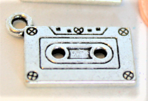 Load image into Gallery viewer, Cassette Charms, Retro Charm
