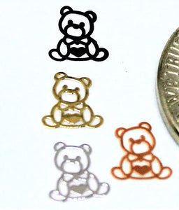 Nail Decals, Teddy Bear - 10 Decals for 99 cents
