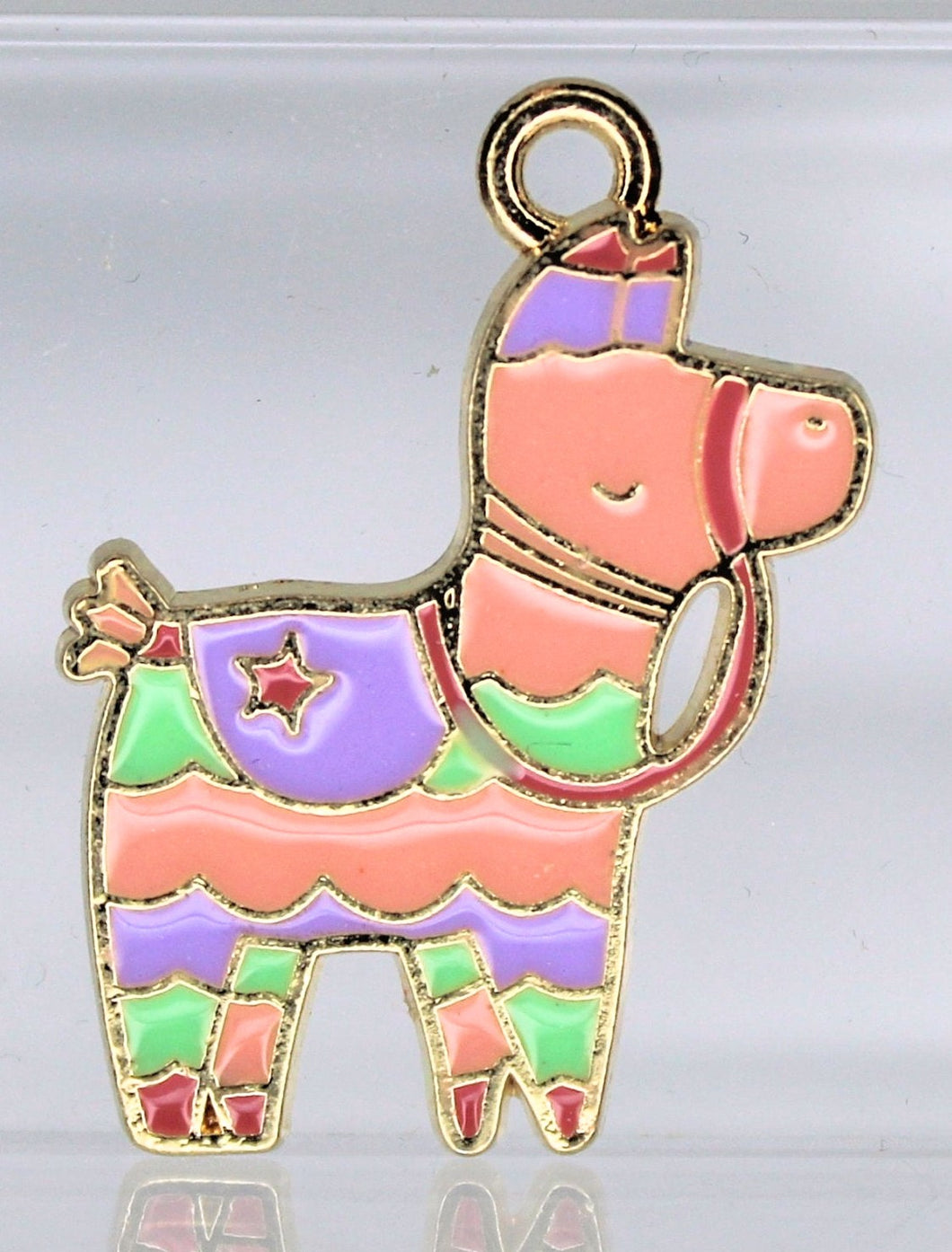 Pinata Charms, bright colored Pinata charms, These lama charms are adorable and very colorful. Check them out.