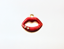 Load image into Gallery viewer, Lips, Small, Rhinestone
