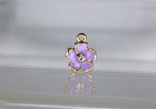 Load image into Gallery viewer, Flower Charms, Rhinestone, Small Flower
