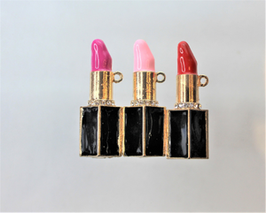 Lipstick, Large, Rhinestone