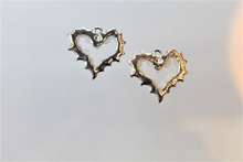 Load image into Gallery viewer, Heart, Heart Charms, Rhinestone Charm
