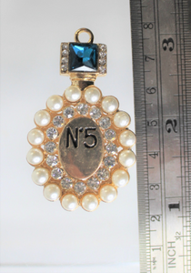 Rhinestone Charm, Large Charm with lots of bling