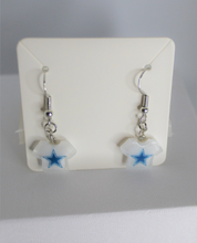 Load image into Gallery viewer, Dallas Cowboys Earrings, Blue Star

