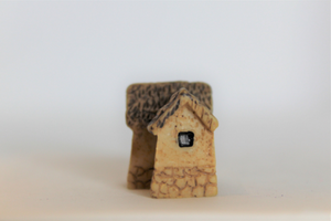 House, Miniature House, Tiny Resin Home