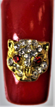 Load image into Gallery viewer, Nail Charms, Leopard, Jaguar, Rhinestone
