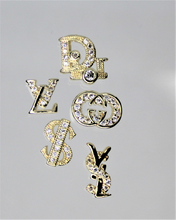 Load image into Gallery viewer, Nail Charms, CZ Rhinestone, Dollar, Money, $
