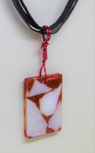 Load image into Gallery viewer, White Glass Necklace, Unique Handmade Gift
