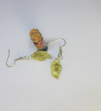 Load image into Gallery viewer, Earrings, Yellow Flower Earrings Polygon, Unique Handmade gift
