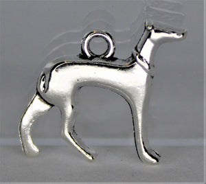 Dog Charm, Greyhound Charms, These charms are double sided and represent the doberman beautifully. Take a look...