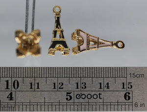 Eiffel Tower Charms, Paris Charm, Travel Charm