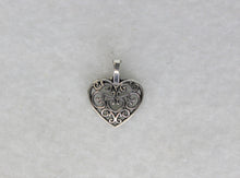 Load image into Gallery viewer, Heart, Paisley heart, Filigree heart charms
